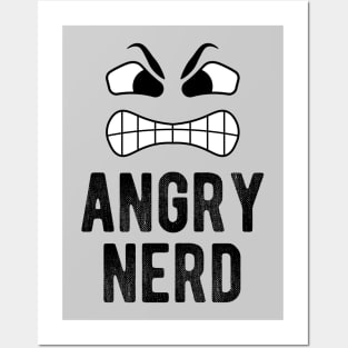 Angry Nerd not Angry Birds Posters and Art